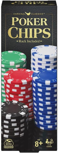 Cardinal Classics Poker Chips Rack Included
