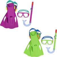 Bestway Explora Essential Snorkel Set with Fins Assorted
