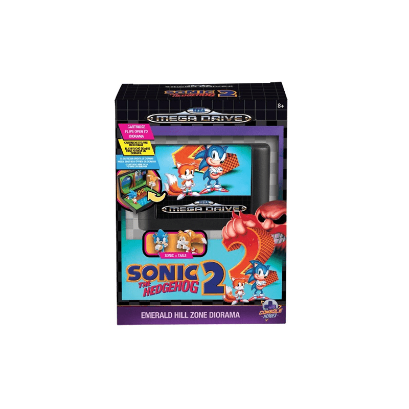 Sega Mega Drive Sonic the Hedgehog 2 - Emerald hill Zone Diorama - Pop Culture Essentials