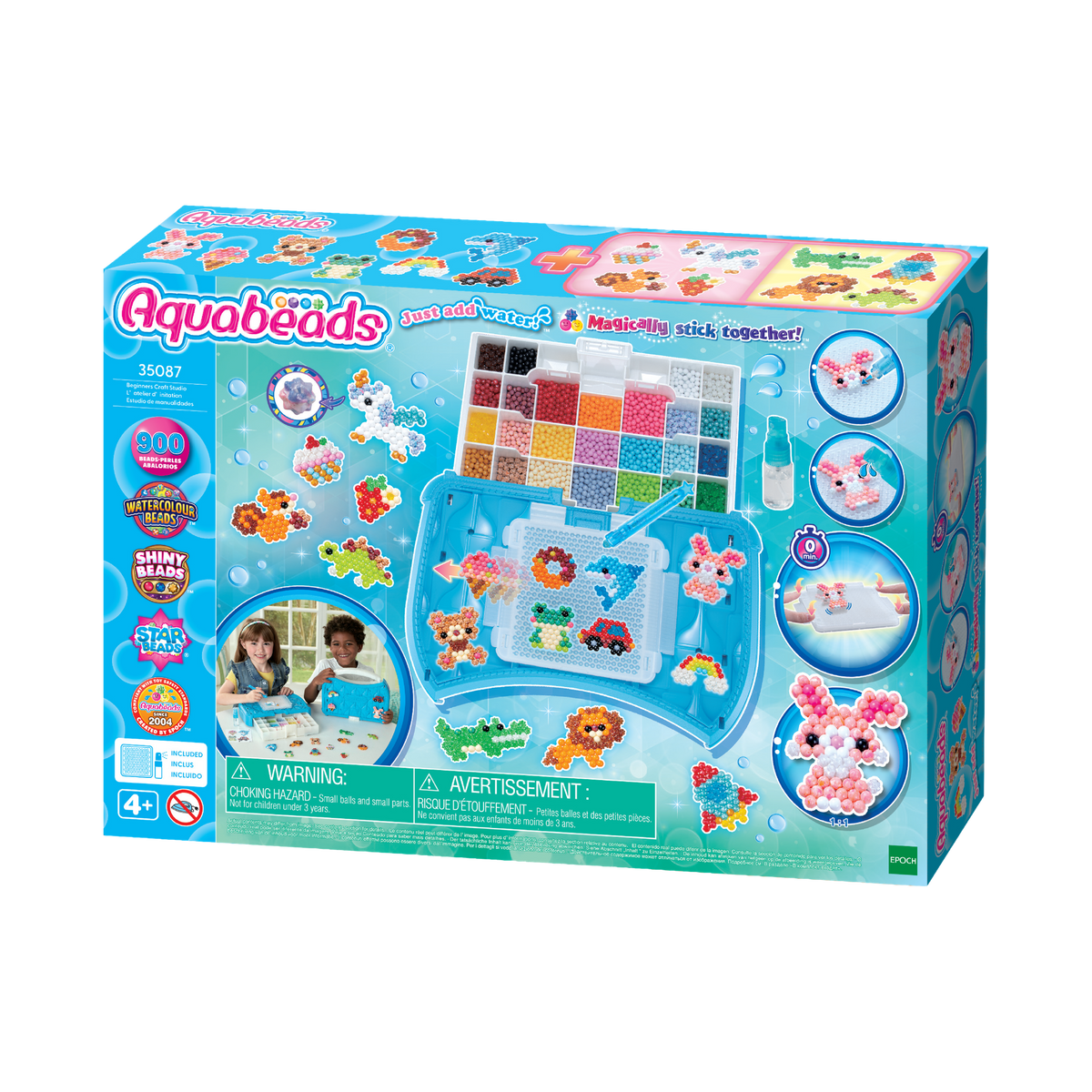 Aquabeads Beginners Craft Studio, box front