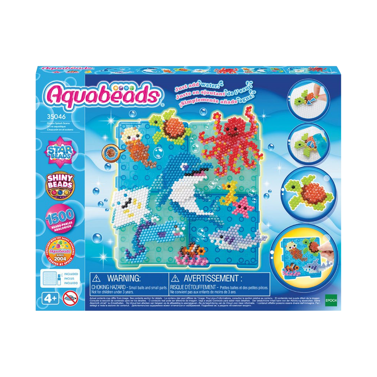 Aquabeads Ocean Splash Scene, box front