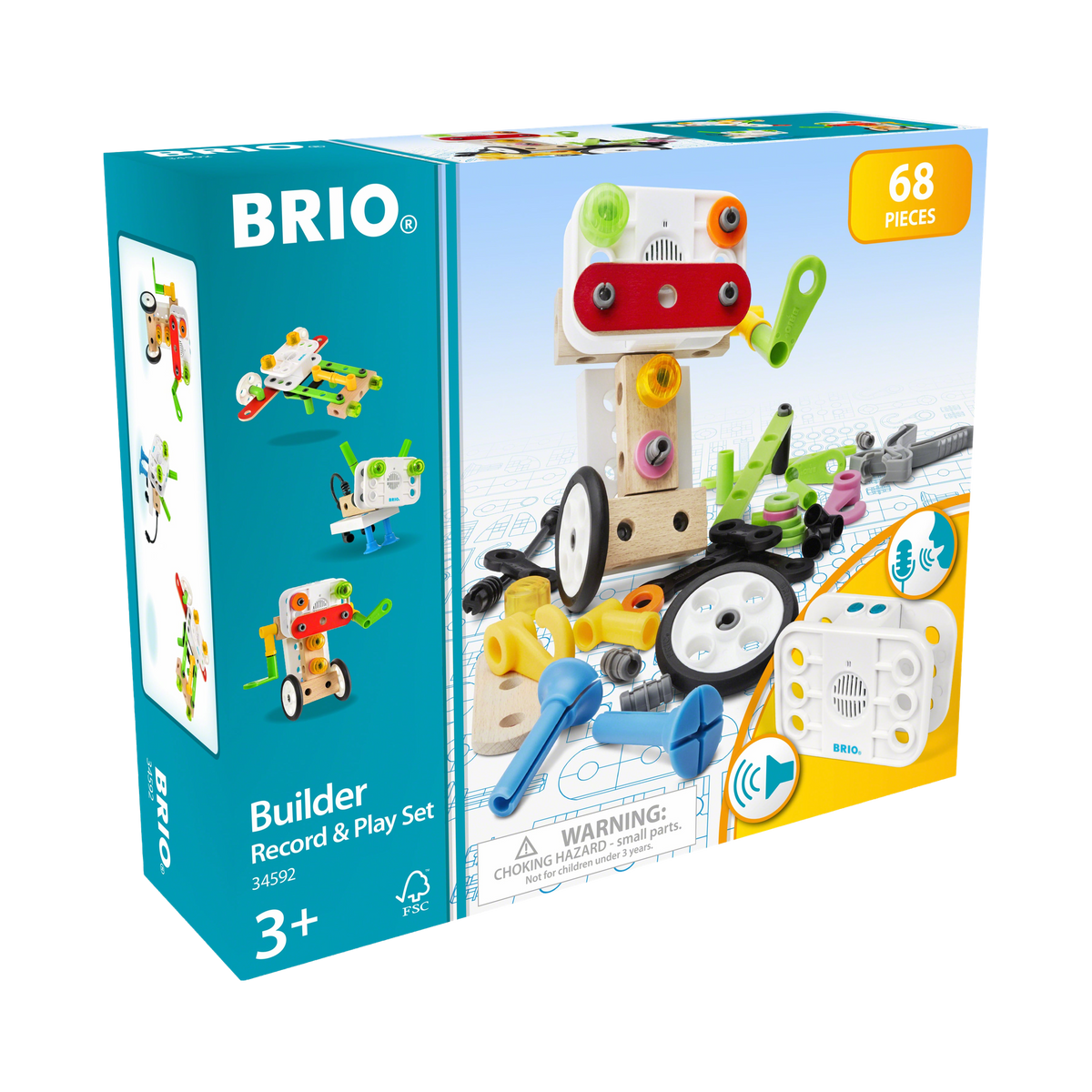 BRIO Builder Record & Play Set, box front