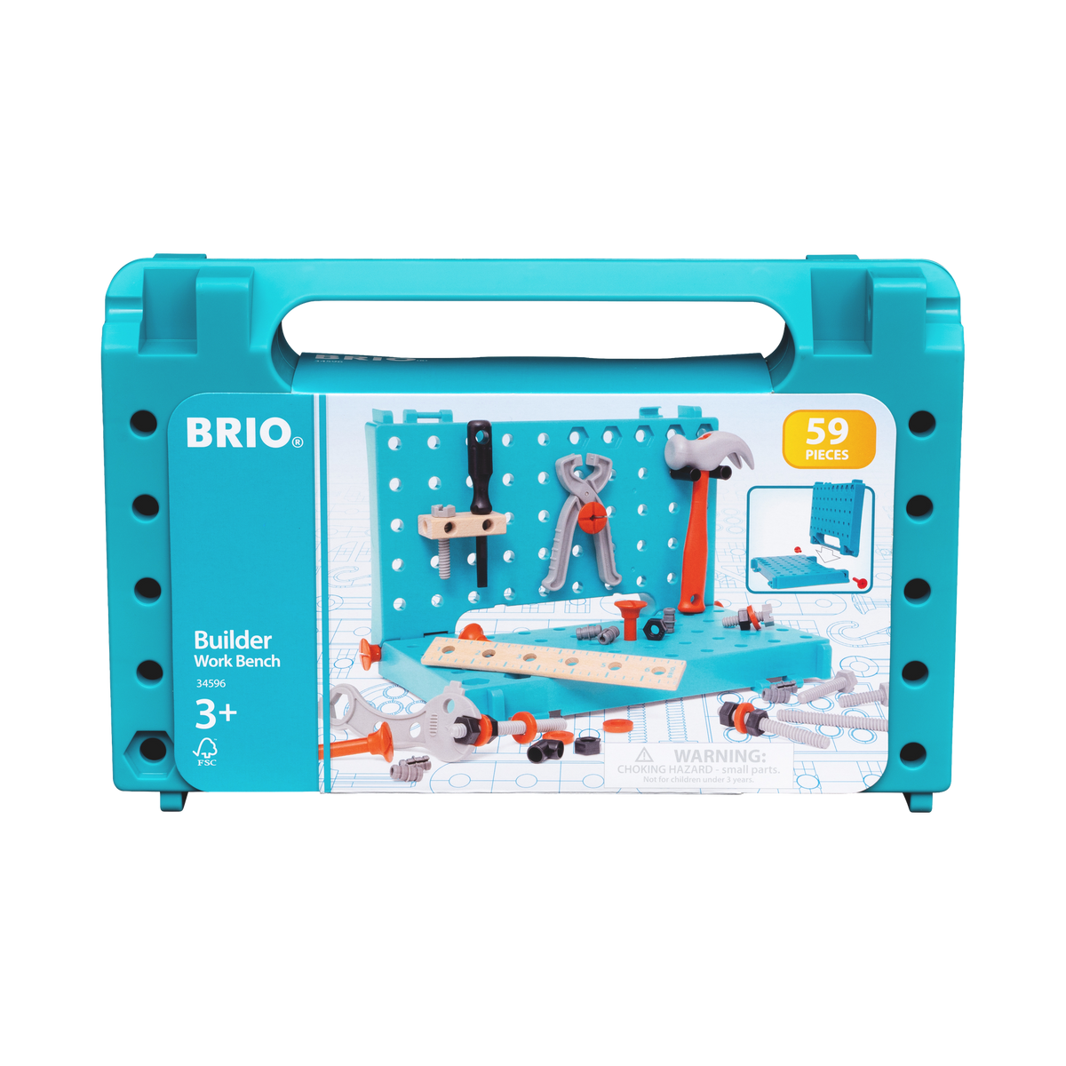 BRIO Builder Work Bench, box front