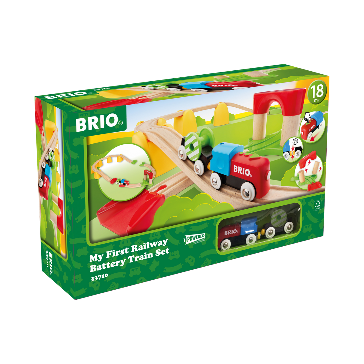 BRIO My First Railway Battery Train Set, box front