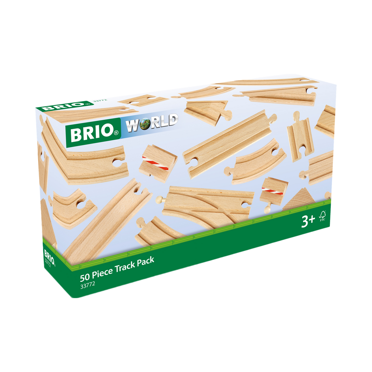 BRIO World 50 Piece Track Pack, box front