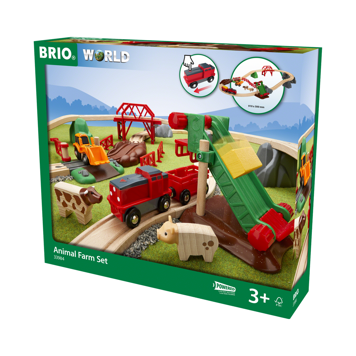 BRIO World Animal Farm Set, box front
