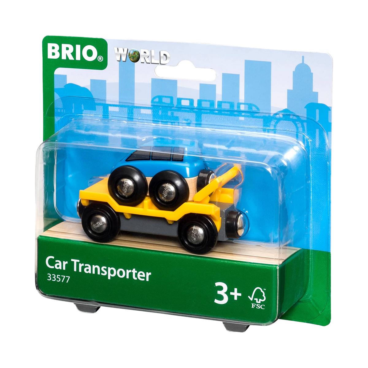 BRIO World Car Transporter, box front
