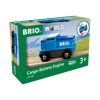BRIO World Cargo Battery Engine, box front