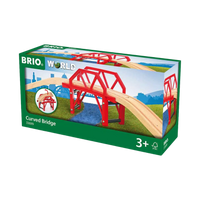 BRIO World Curved Bridge, box front