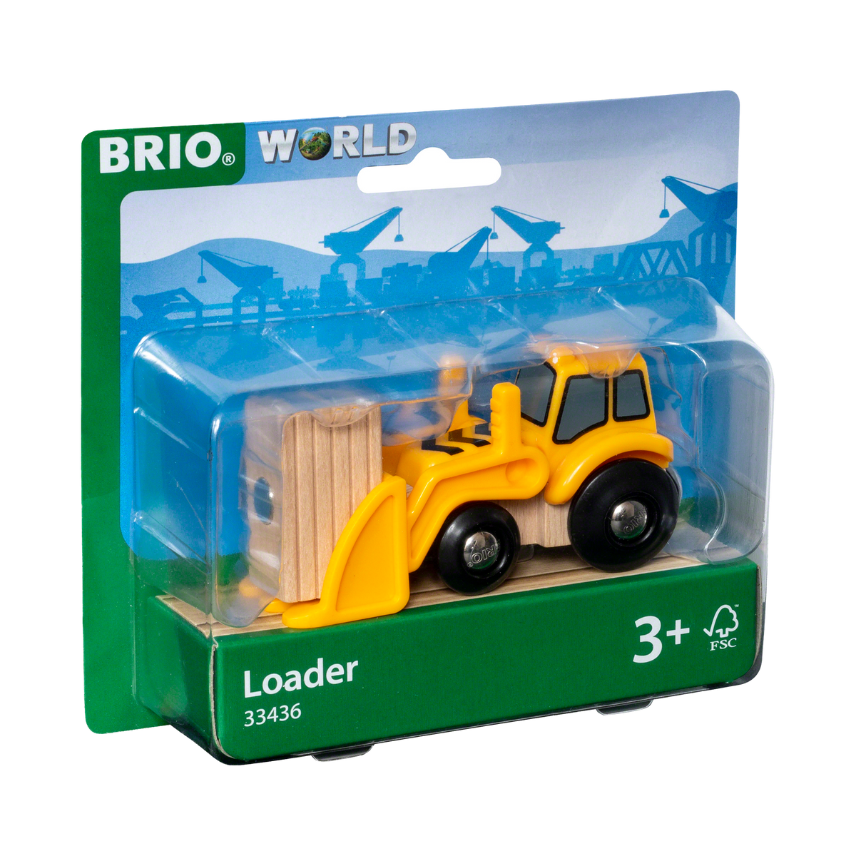 BRIO World Loader, box front