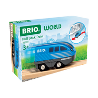 BRIO World Pull Back Train, box front