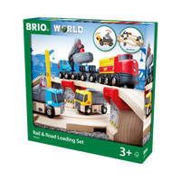 BRIO World Rail & Road Loading Set, box front