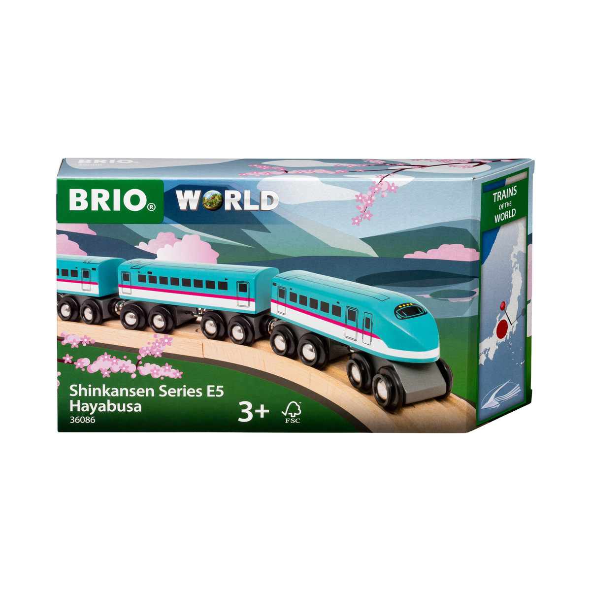 BRIO World Shinkansen Series E5 Hayabusa, box front