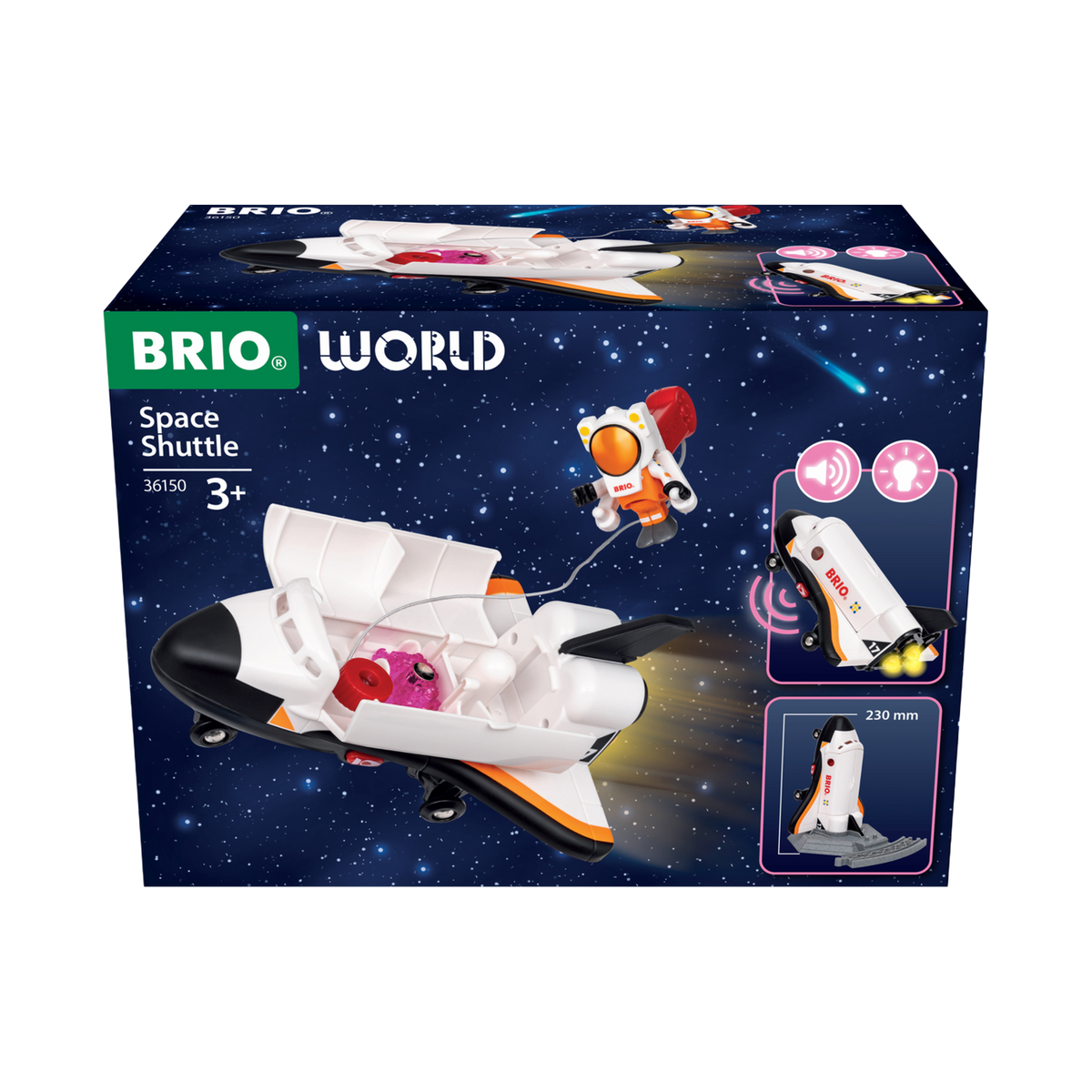 BRIO World Space Shuttle, box front