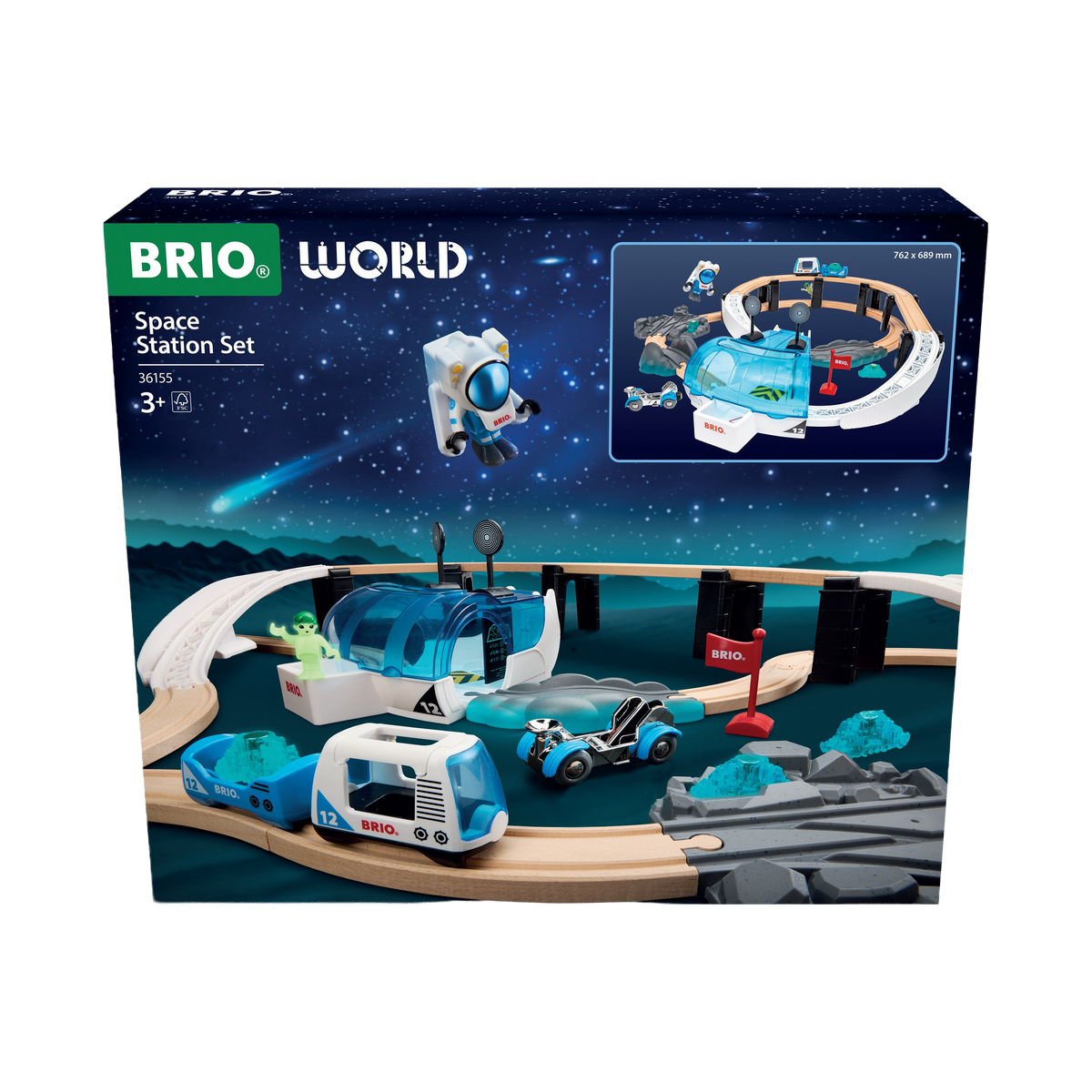 BRIO World Space Station Set, box front
