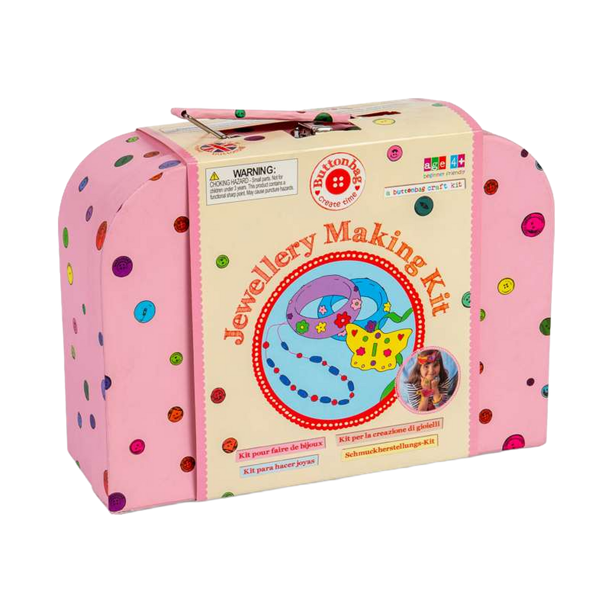 Buttonbag Jewellery Making Kit, box front
