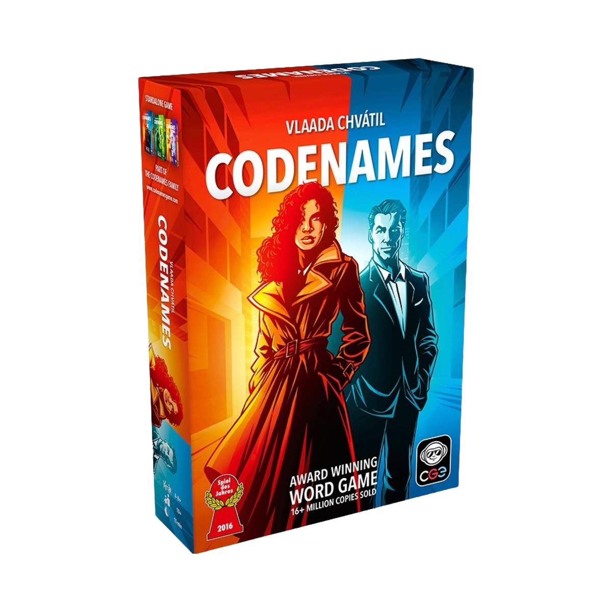 Codenames Board Game, box front