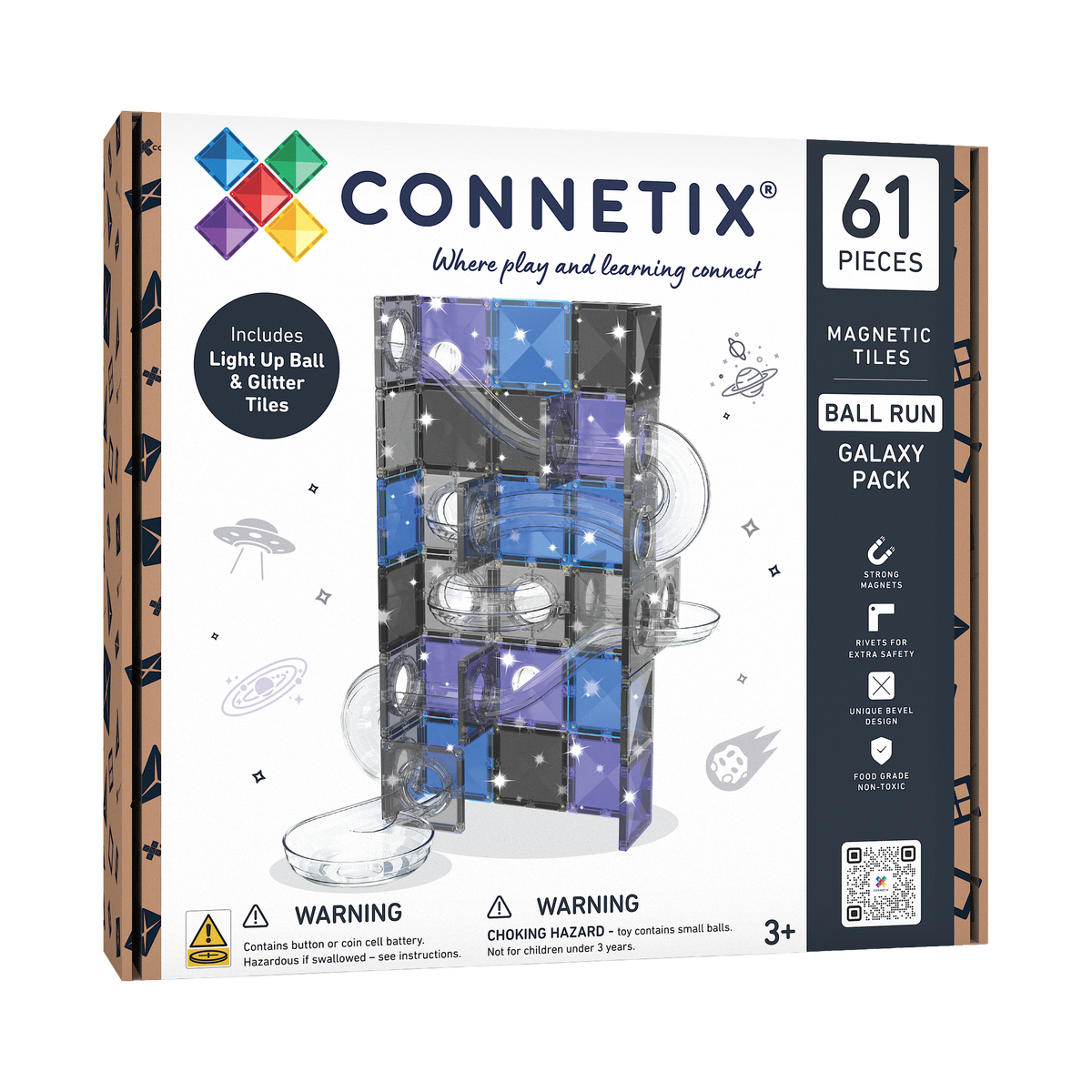 Connetix Ball Run Galaxy Pack, box front