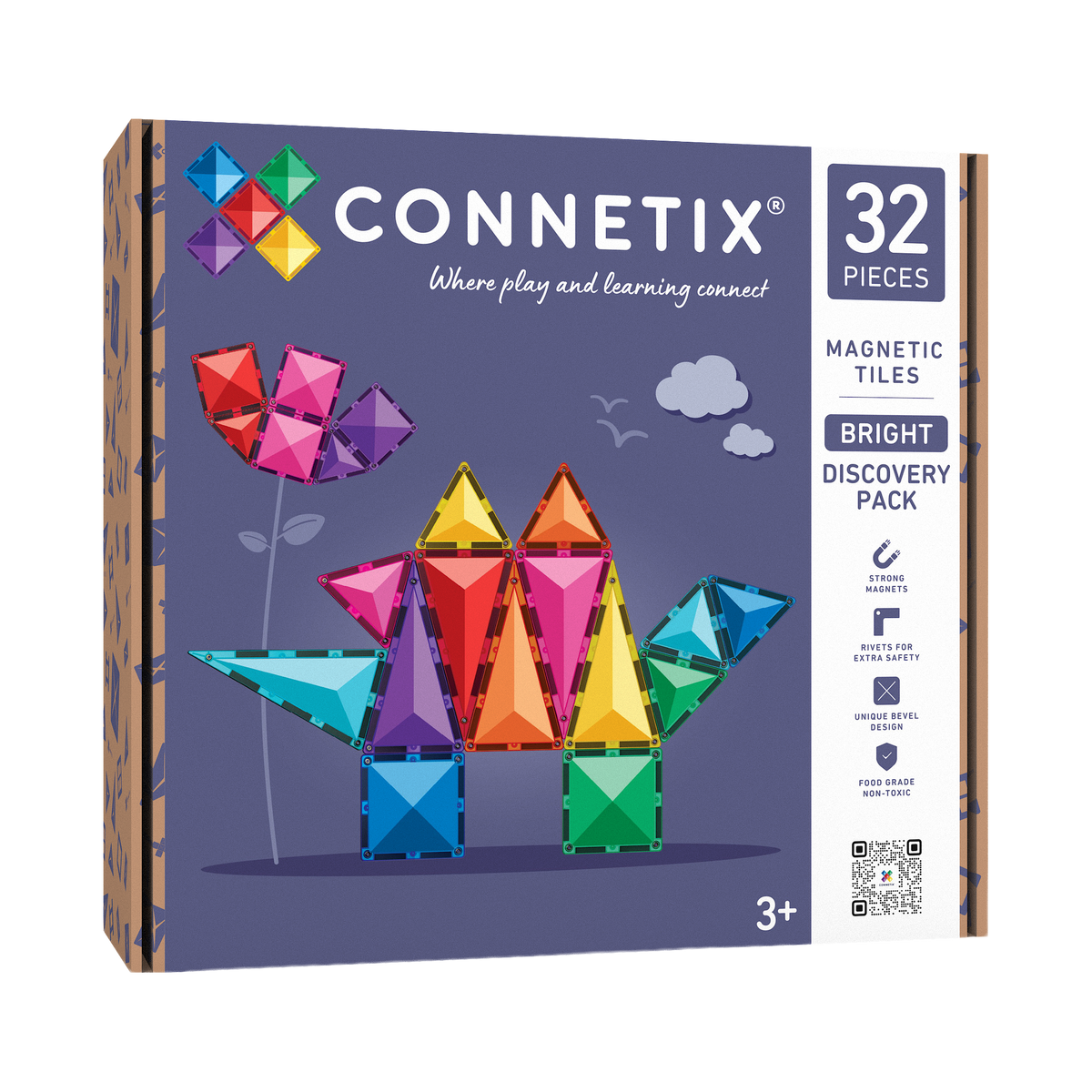 Connetix Bright Discovery Pack, box front
