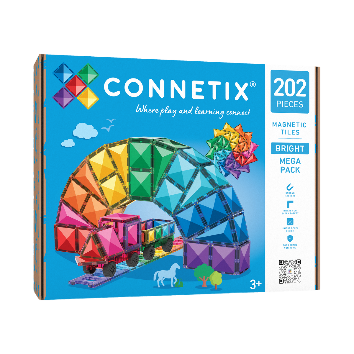 Connetix Bright Mega Pack, box front