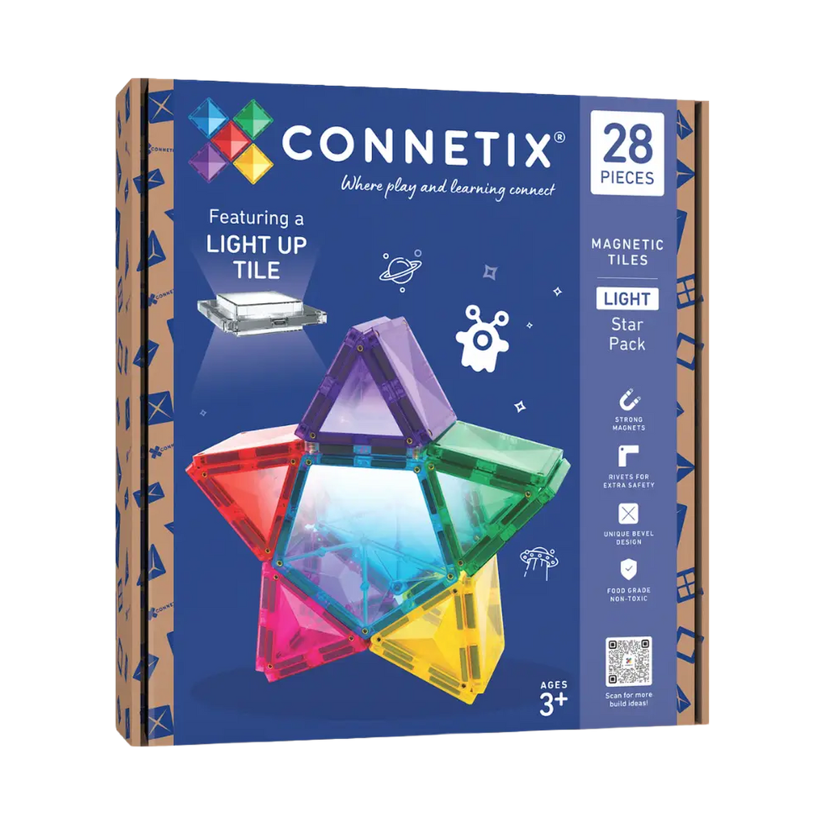 Connetix Light Star Pack, box front
