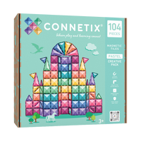 Connetix Pastel Creative Pack 104 Piece, box front