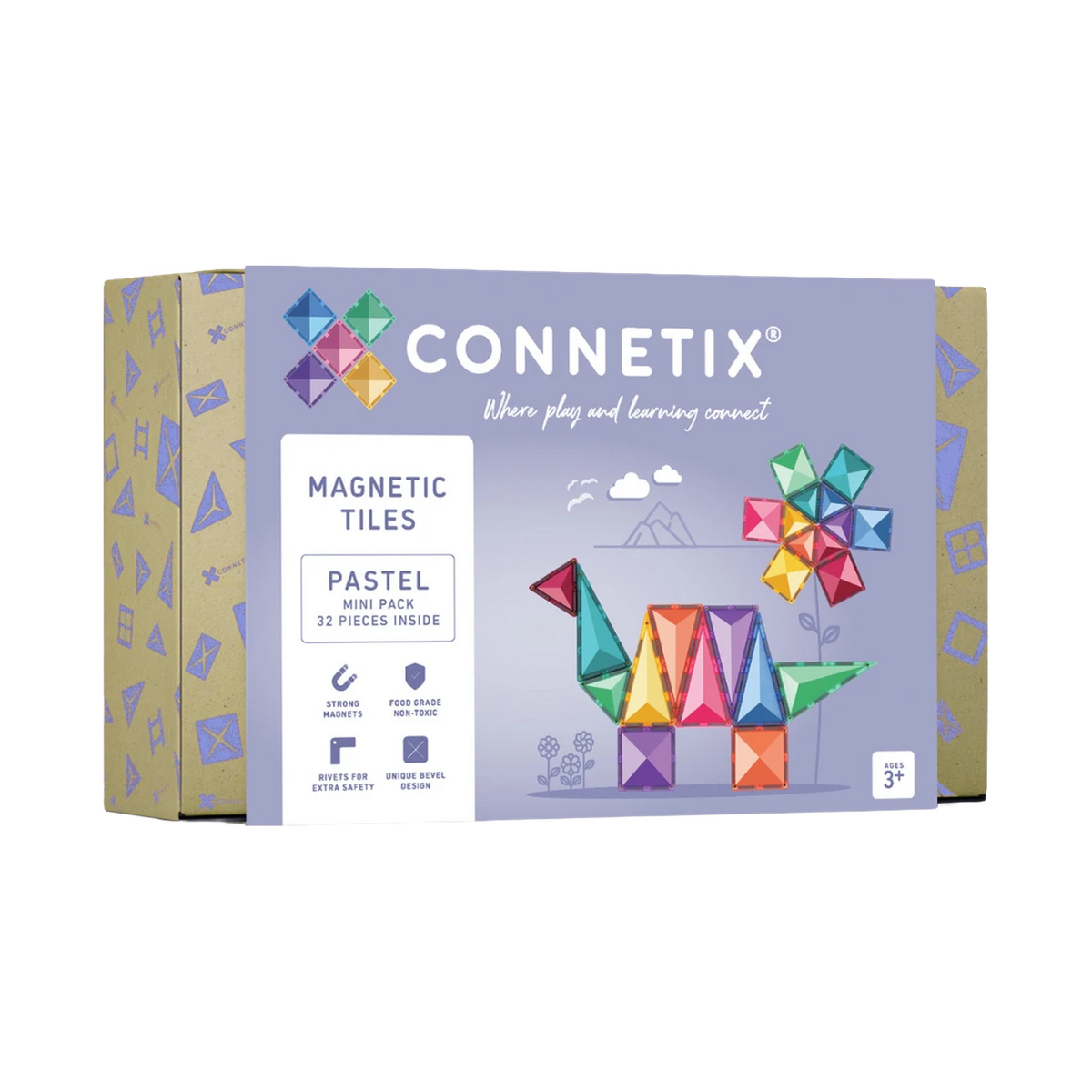 Connetix Pastel Mini Pack, box front