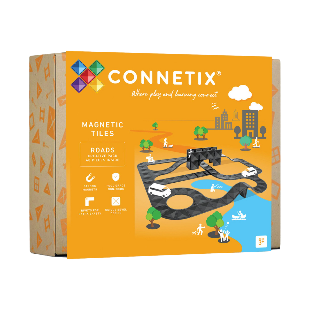 Connetix Roads Creative Pack, box front