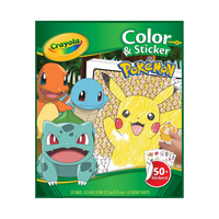 Crayola Pokémon Color & Sticker Book, box front