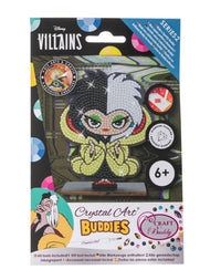 Crystal Art Buddies Disney Villains Cruella