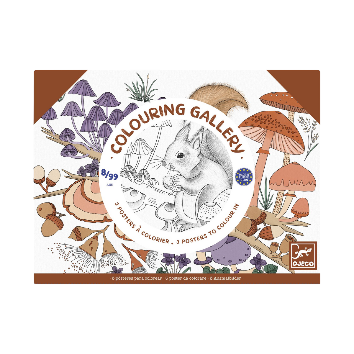 Djeco Colouring Gallery, box front