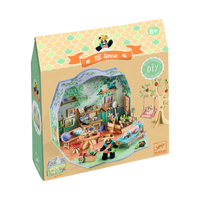 Djeco Mi House Olive Model-Making Miniature Home Kit, box front