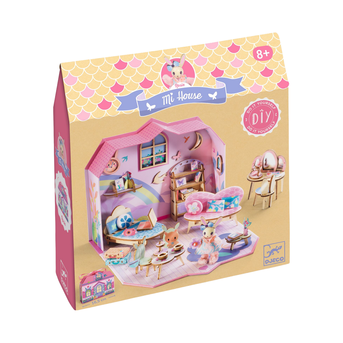 Djeco Mi House Rosie Model-Making Miniature Home Kit, box front