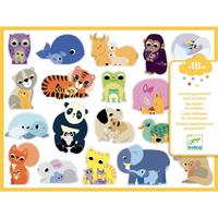 Djeco Mums and Babies Stickers, what's included