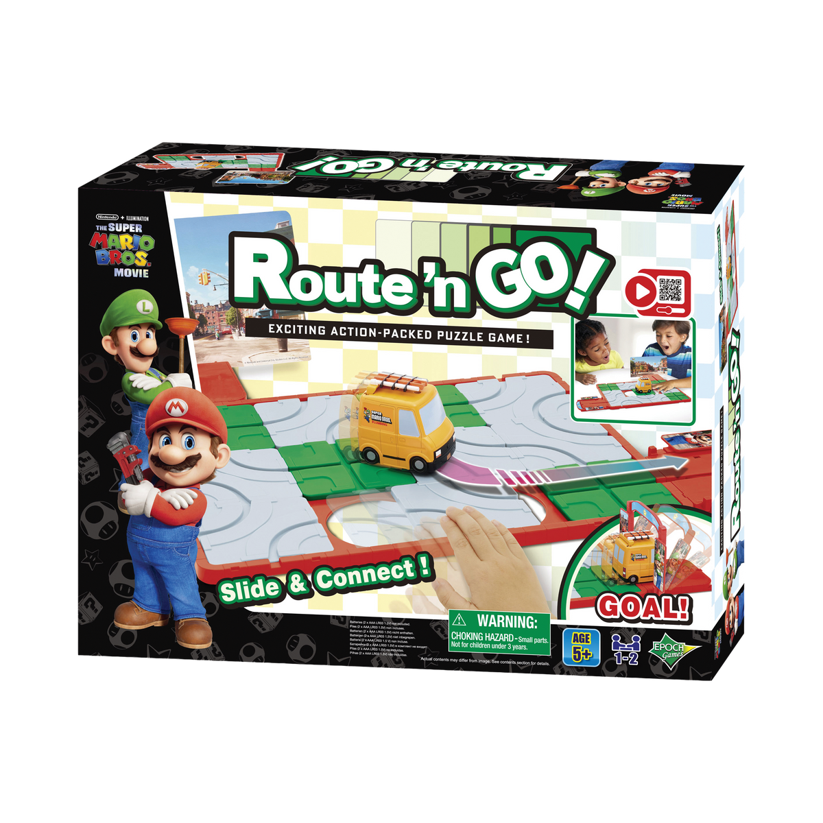 Epoch Games Super Mario Route 'n Go!, box front