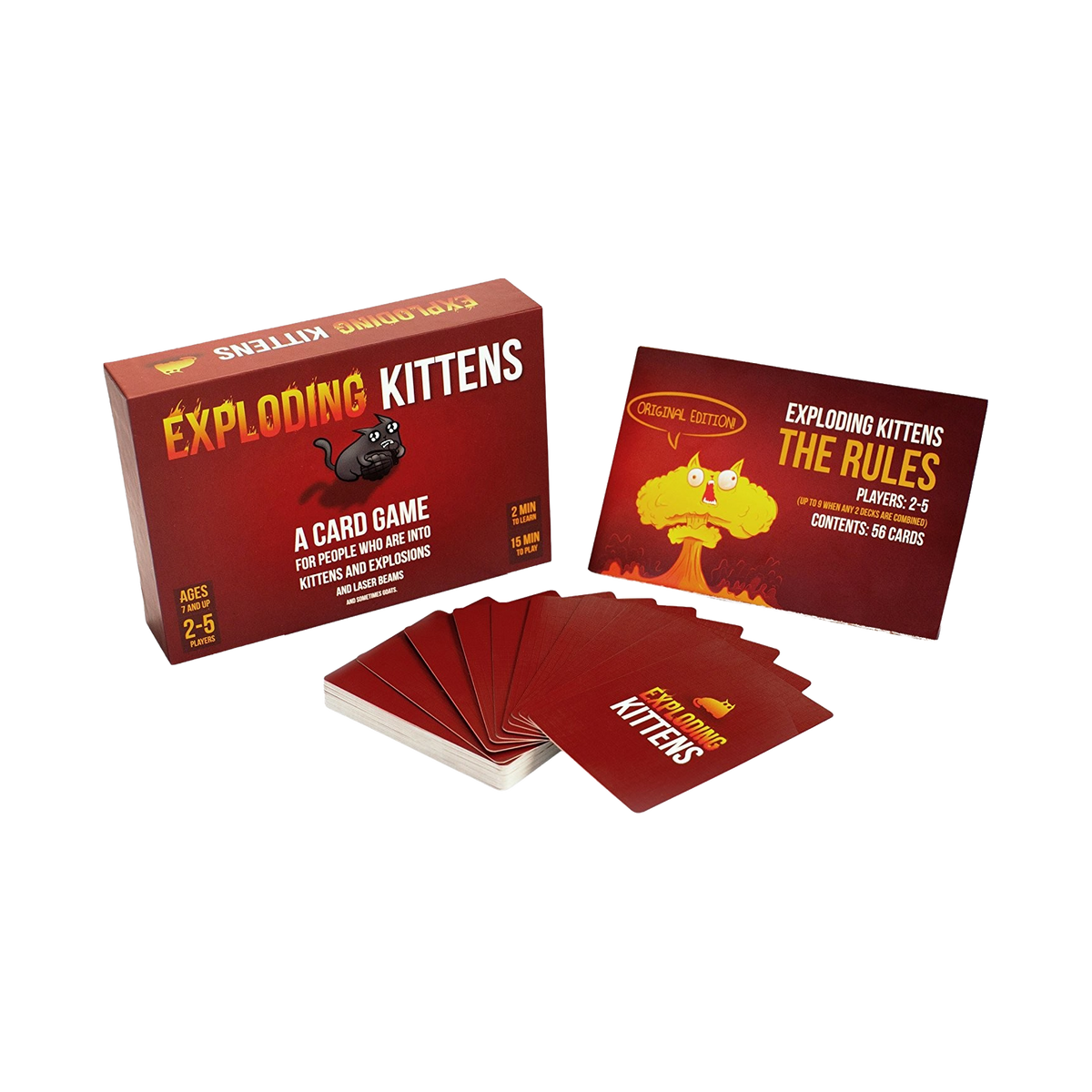 Exploding Kittens Card Game, what's included