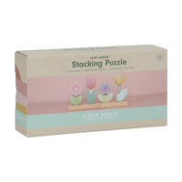 Fairy Garden Wooden Stacking Flower Puzzle