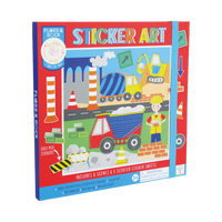 Floss & Rock Sticker Art, Construction box front