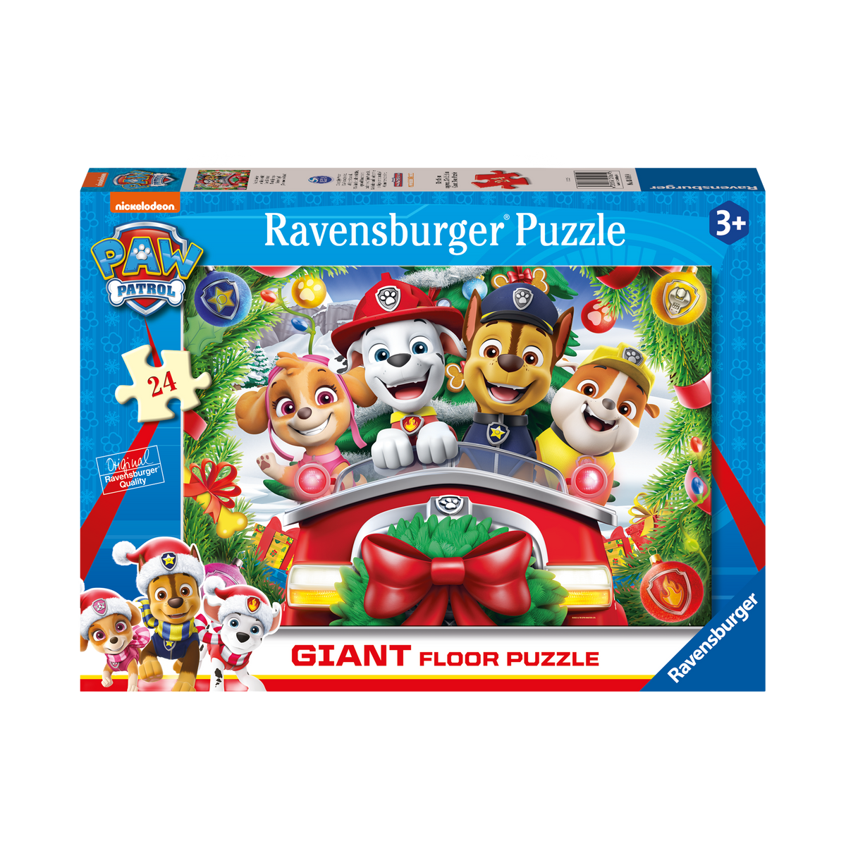 Giant Floor Puzzle: Paw Patrol - Christmas - 24 Piece, box front