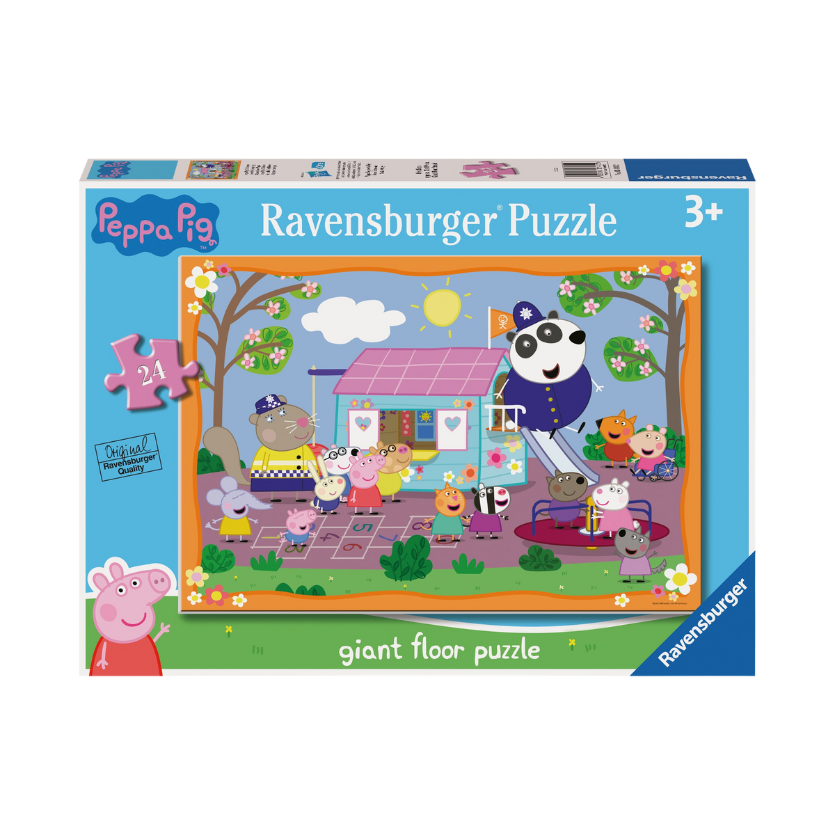 Giant Floor Puzzle: Peppa Pig - Clubhouse - 24 Piece, box front