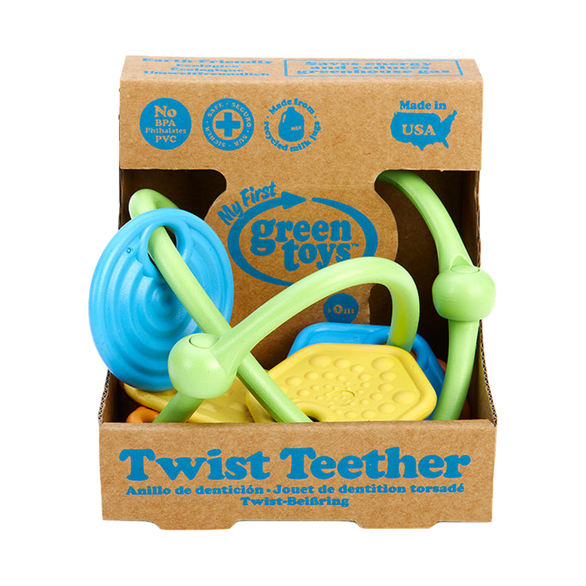 Green Toys Twist Teether, box front