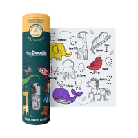 HeyDoodle Mini Colouring & Doodle Mat, Into the Wild packshot