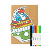 HeyDoodle Reusable Greeting Card, Giant Cupcake box front