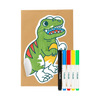 HeyDoodle Reusable Greeting Card, Rex the Dinosaur packshot