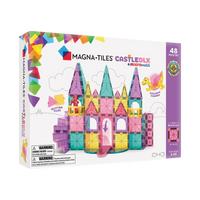 MAGNA-TILES Castle Deluxe 48 Piece Set, box front