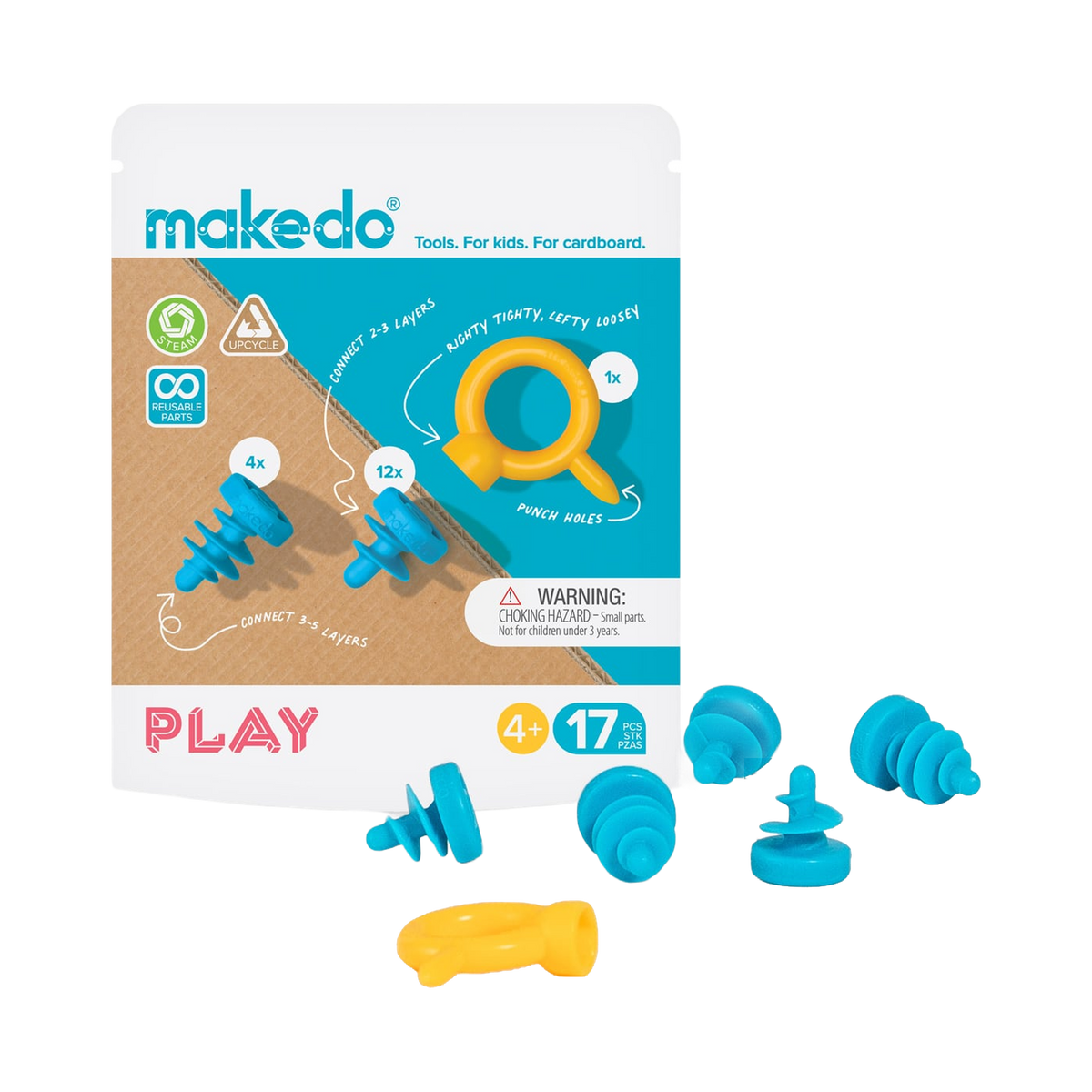 Makedo Play Kit, box front