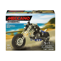 Meccano Motorcycles 5 in 1 Model Set, box front