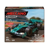 Meccano Race Car 2 in 1 Model Set, box front