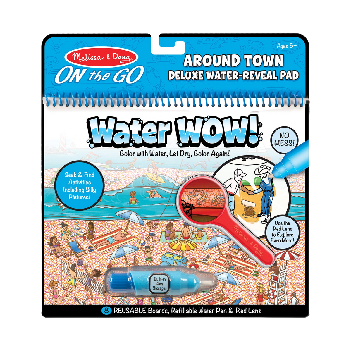 Melissa & Doug Water Wow! Around Town Deluxe, box front