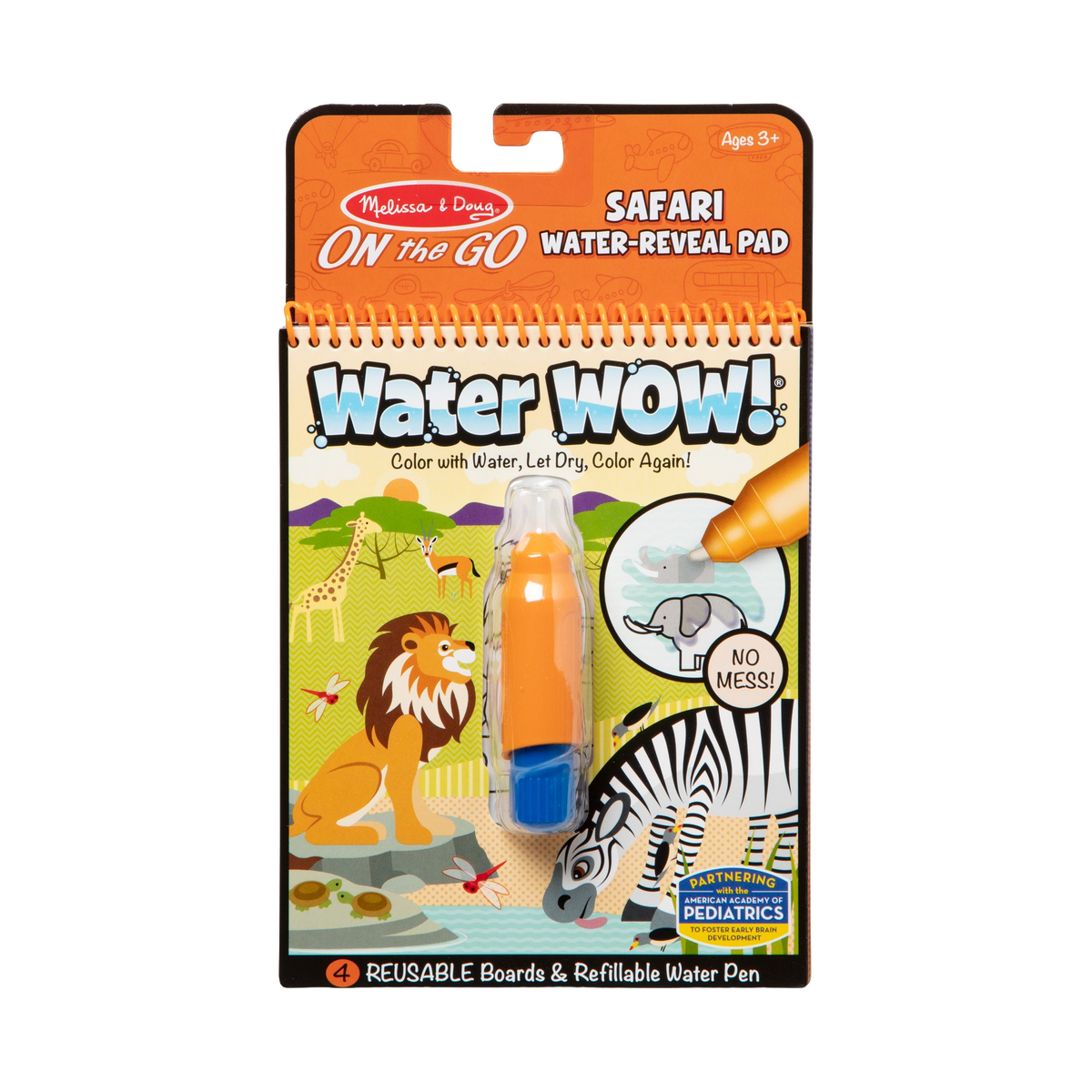 Melissa & Doug Water Wow! Safari, box front